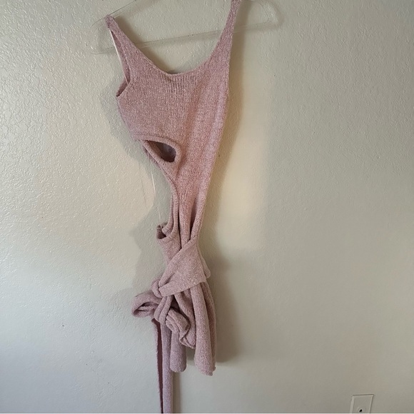 New Asta Allegra mini cutout dress pink size XS - Picture 11 of 16